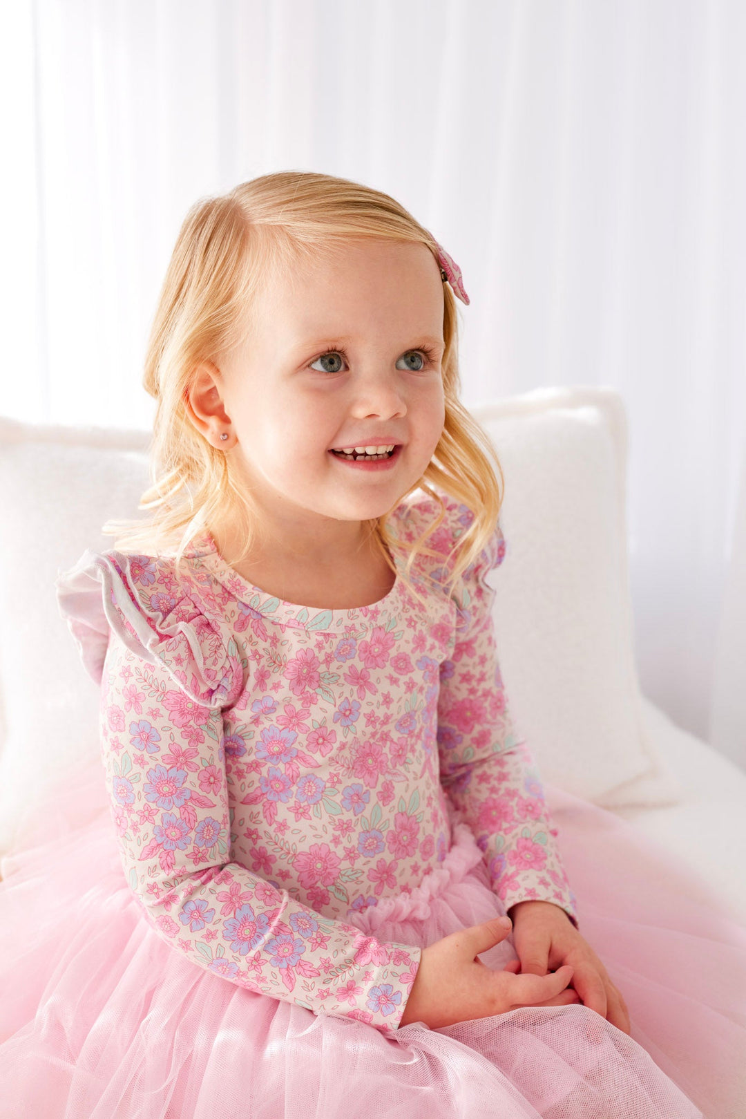 Long Sleeve Tutu Dress - Tiana