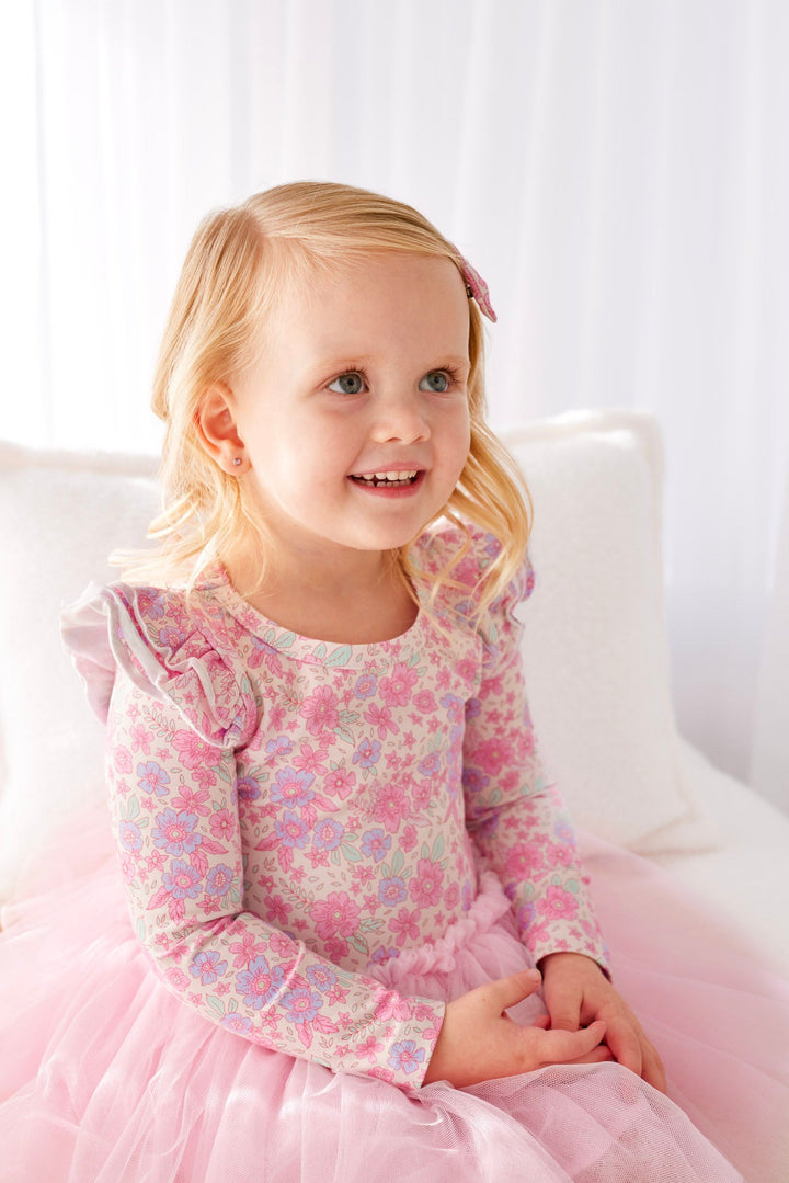 Long Sleeve Tutu Dress - Tiana