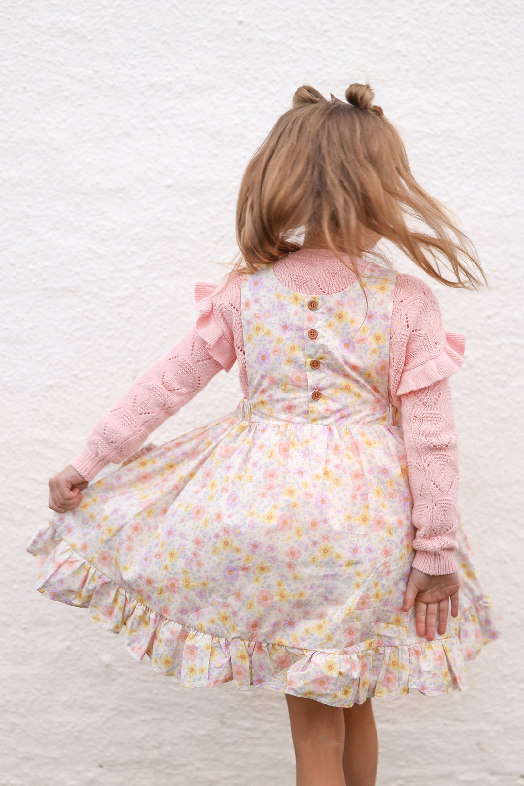 Baby girls light floral summer dress