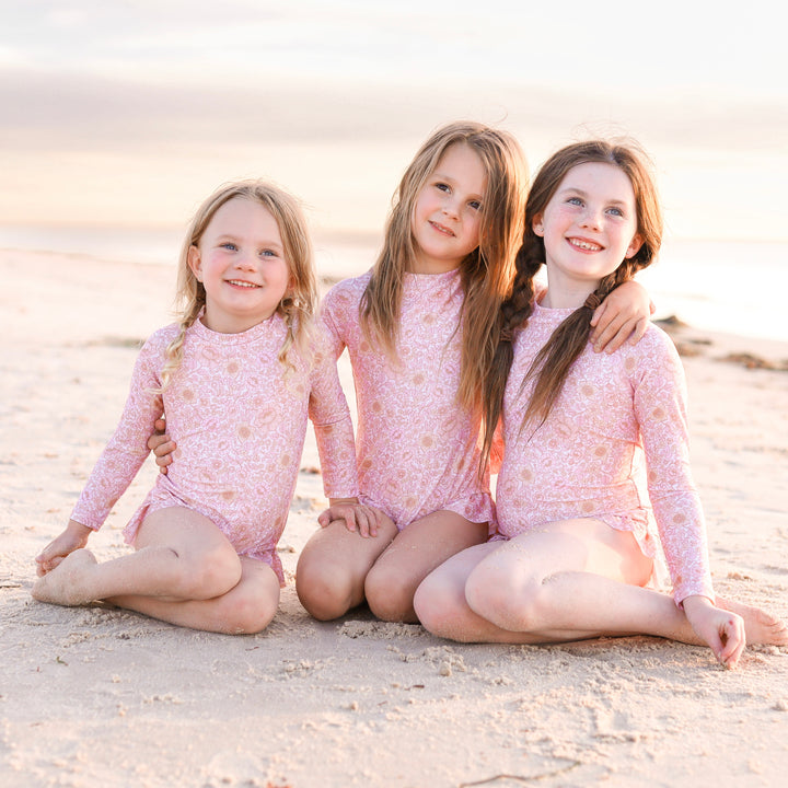 Long Sleeve Swimsuit - Goldie