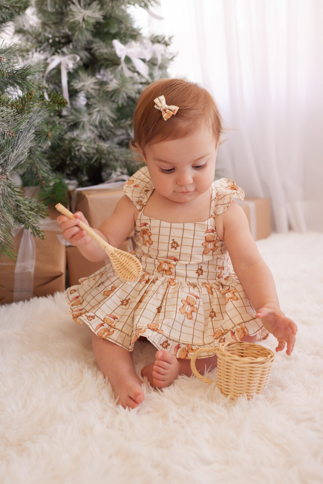 Pixie Romper - Jolly Little Gingerbread