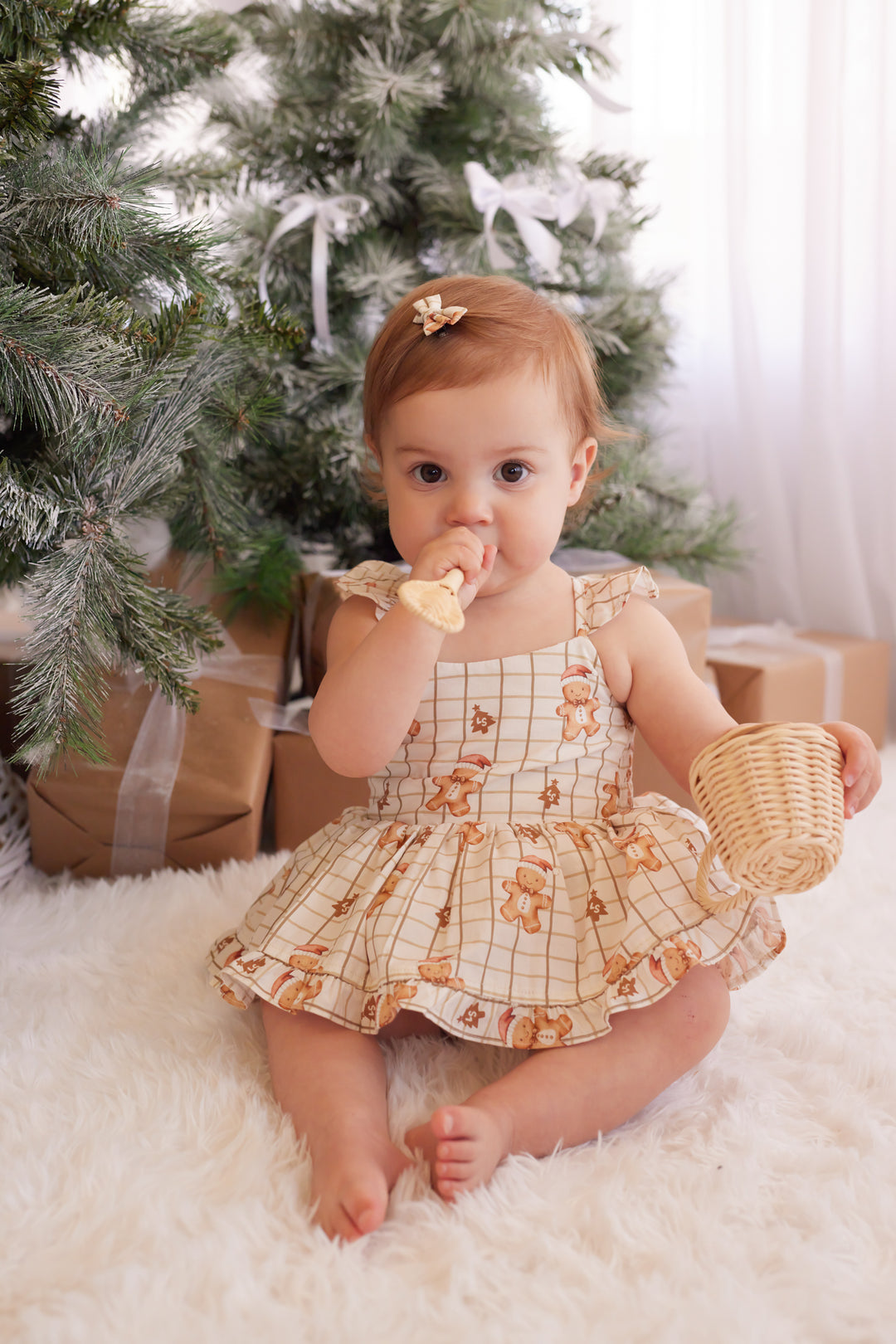 Pixie Romper - Jolly Little Gingerbread