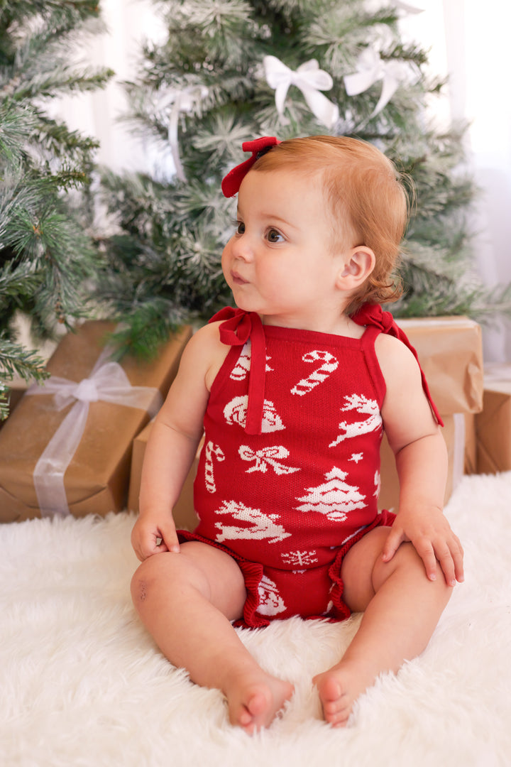 Summer Frill Romper - Merry Little Christmas