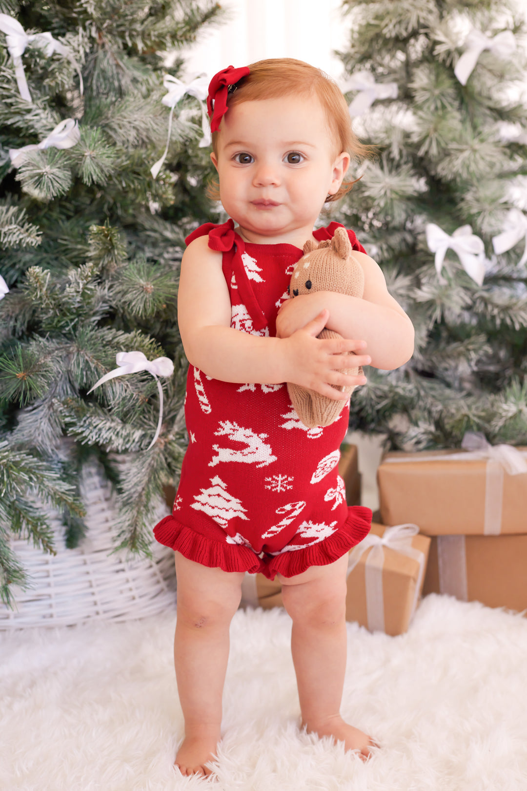 Summer Frill Romper - Merry Little Christmas