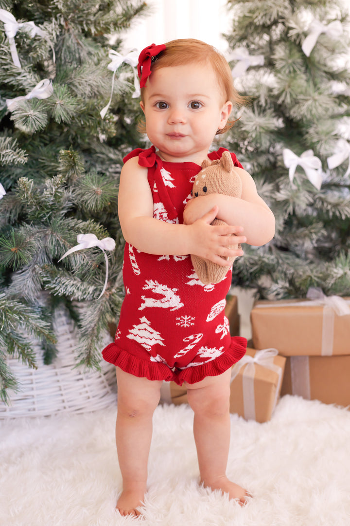 Summer Frill Romper - Merry Little Christmas