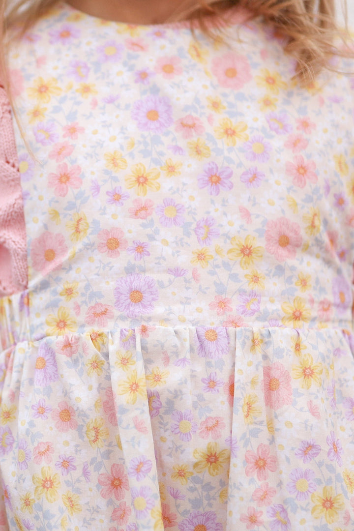 Baby girls light floral summer dress