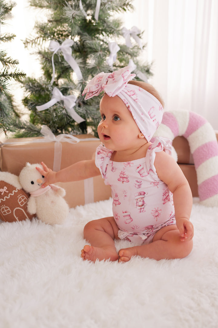 Flutter Singlet Set - Pink Nutcracker