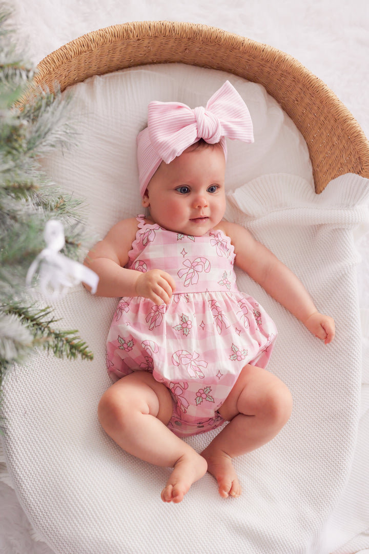 Ric Rac Romper - Candy Cane Lane