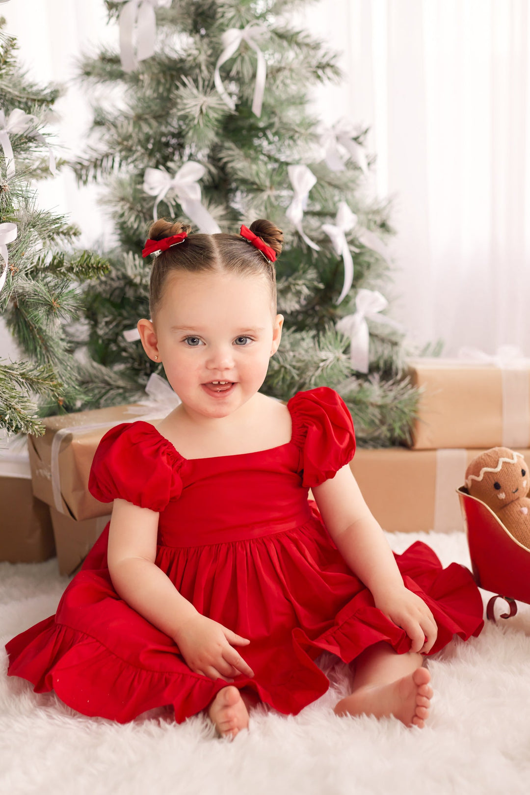 Petite Bows - Red