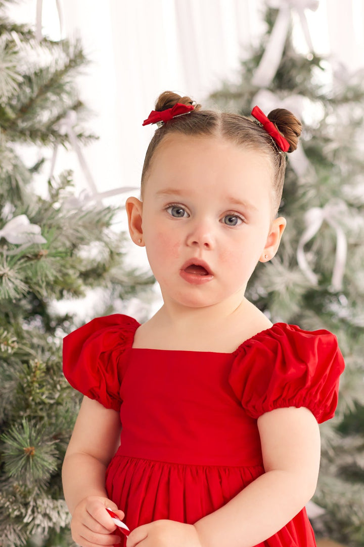 Petite Bows - Red