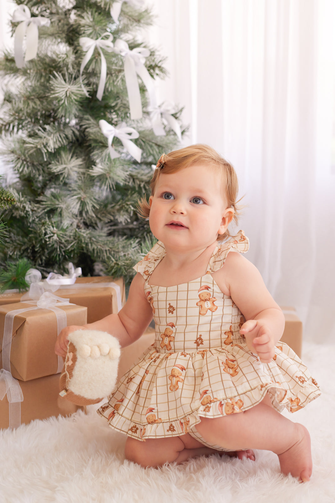 Pixie Romper - Jolly Little Gingerbread