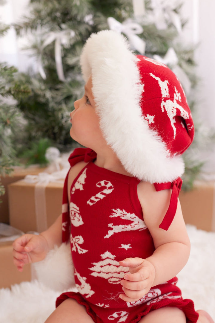 Knitted Santa Hat - Merry Little Christmas