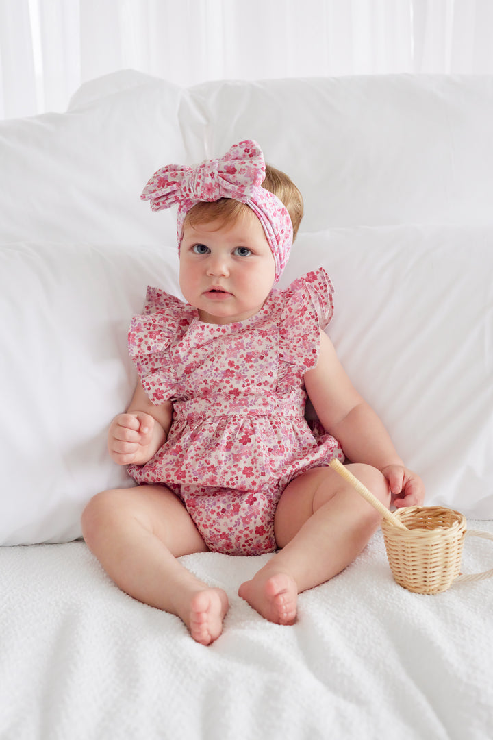 Ruffle Zipper Romper - Maddison (Coming Soon)