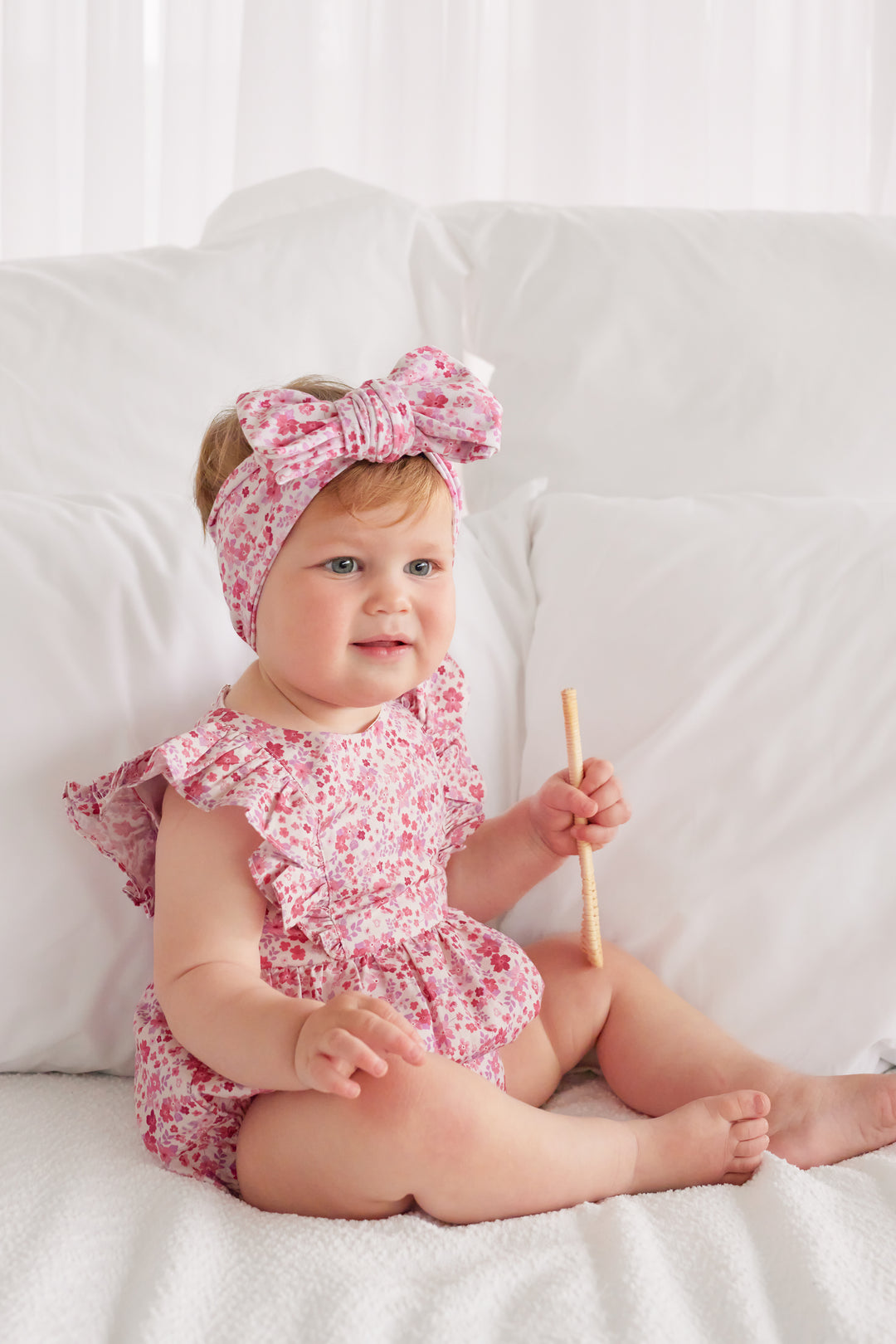Ruffle Zipper Romper - Maddison (Coming Soon)