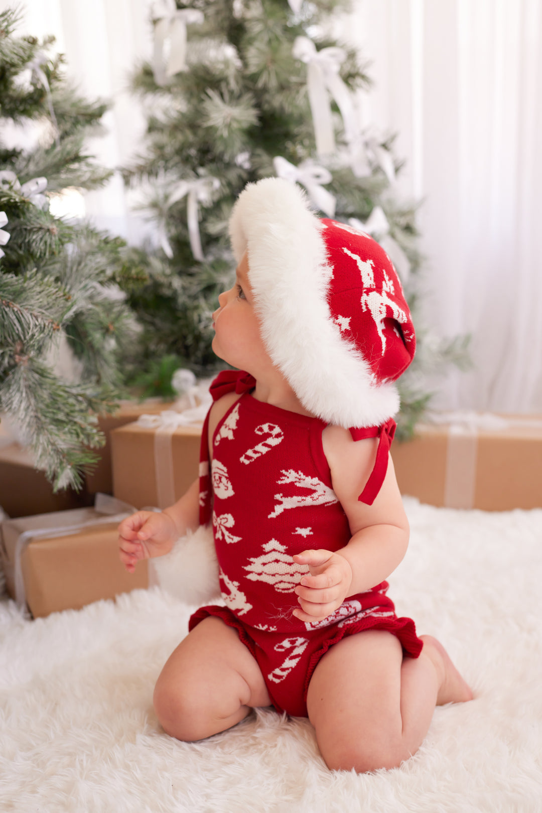Summer Frill Romper - Merry Little Christmas