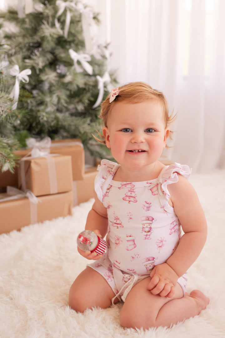 Flutter Singlet Set - Pink Nutcracker