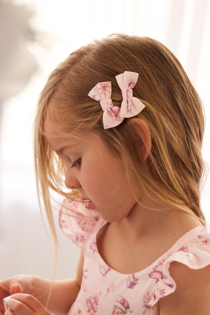 Mini Bows - Pink Nutcracker