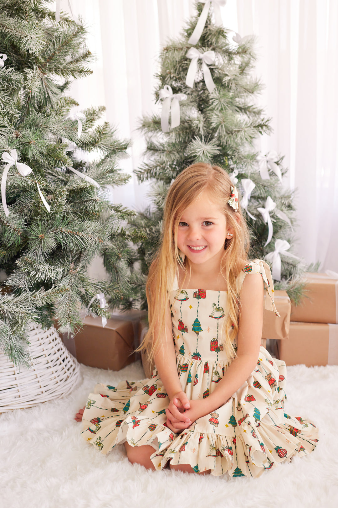Sun Dress - Vintage Christmas La Sienna Couture Sun Dress - Vintage Christmas La Sienna Couture