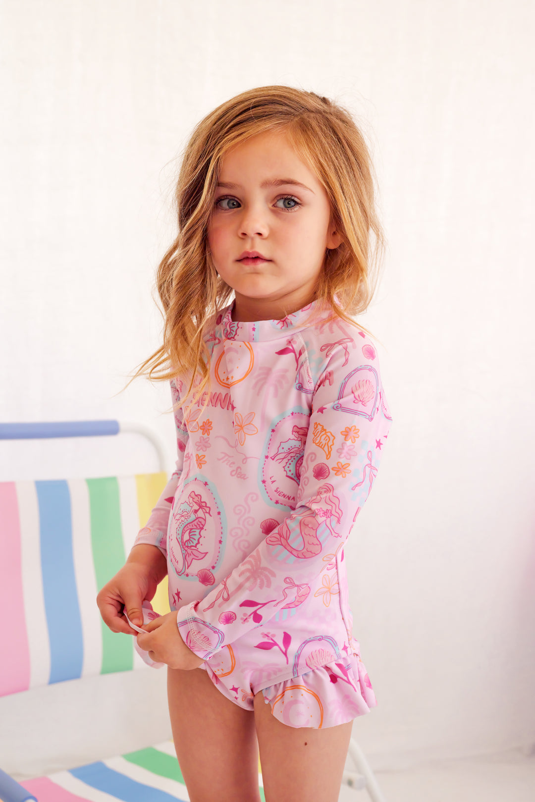 Long Sleeve Swimsuit - Arielle