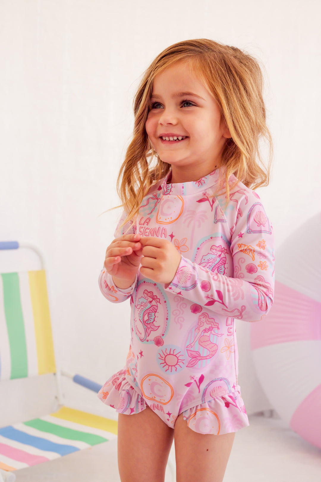 Long Sleeve Swimsuit - Arielle