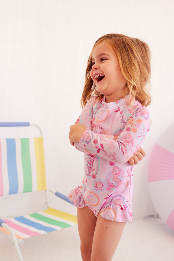Long Sleeve Swimsuit - Arielle