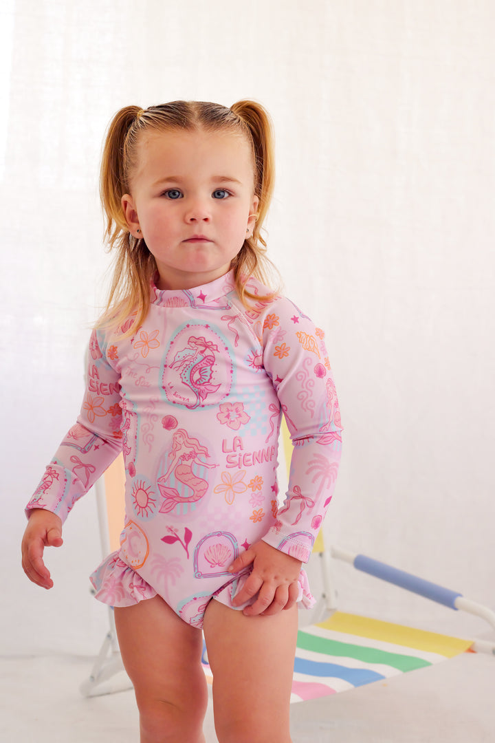 Long Sleeve Swimsuit - Arielle