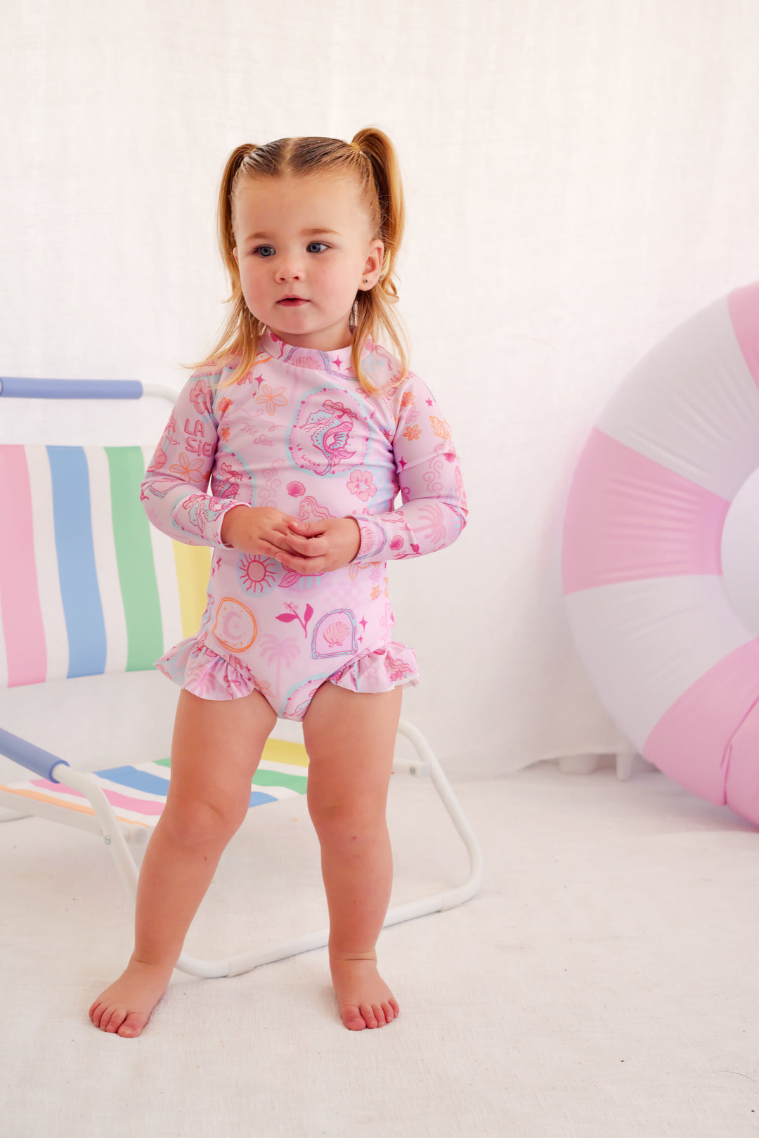 Long Sleeve Swimsuit - Arielle