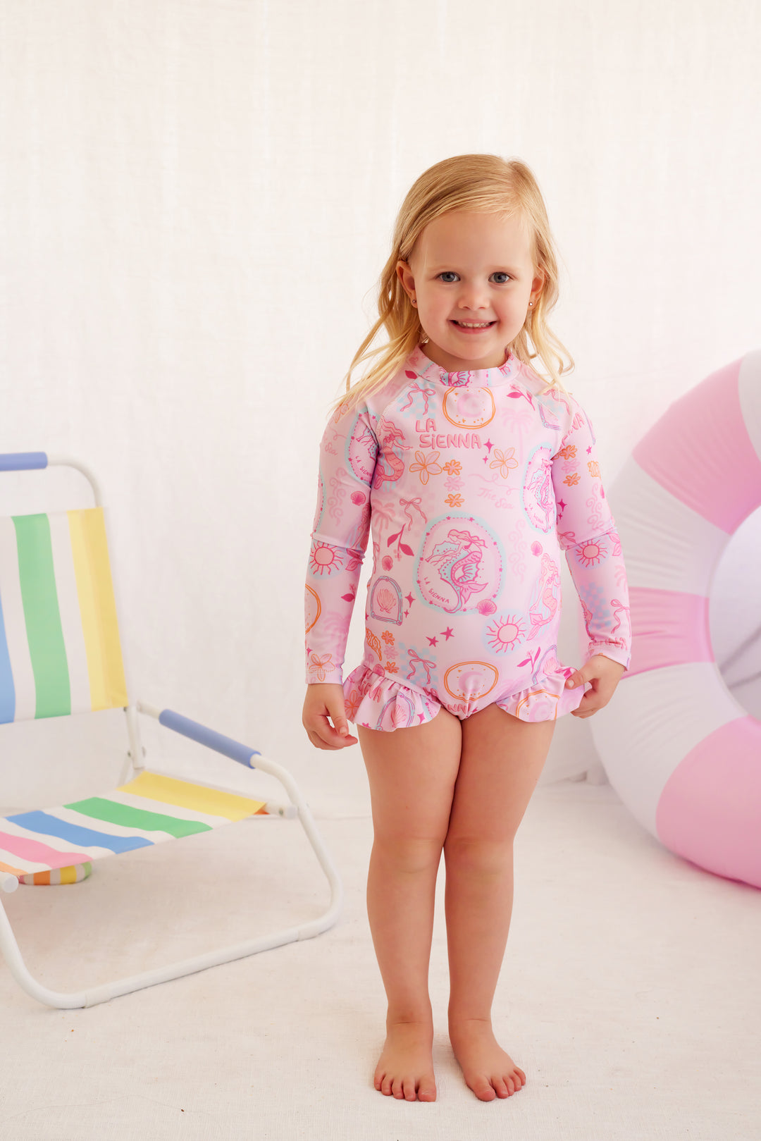 Long Sleeve Swimsuit - Arielle