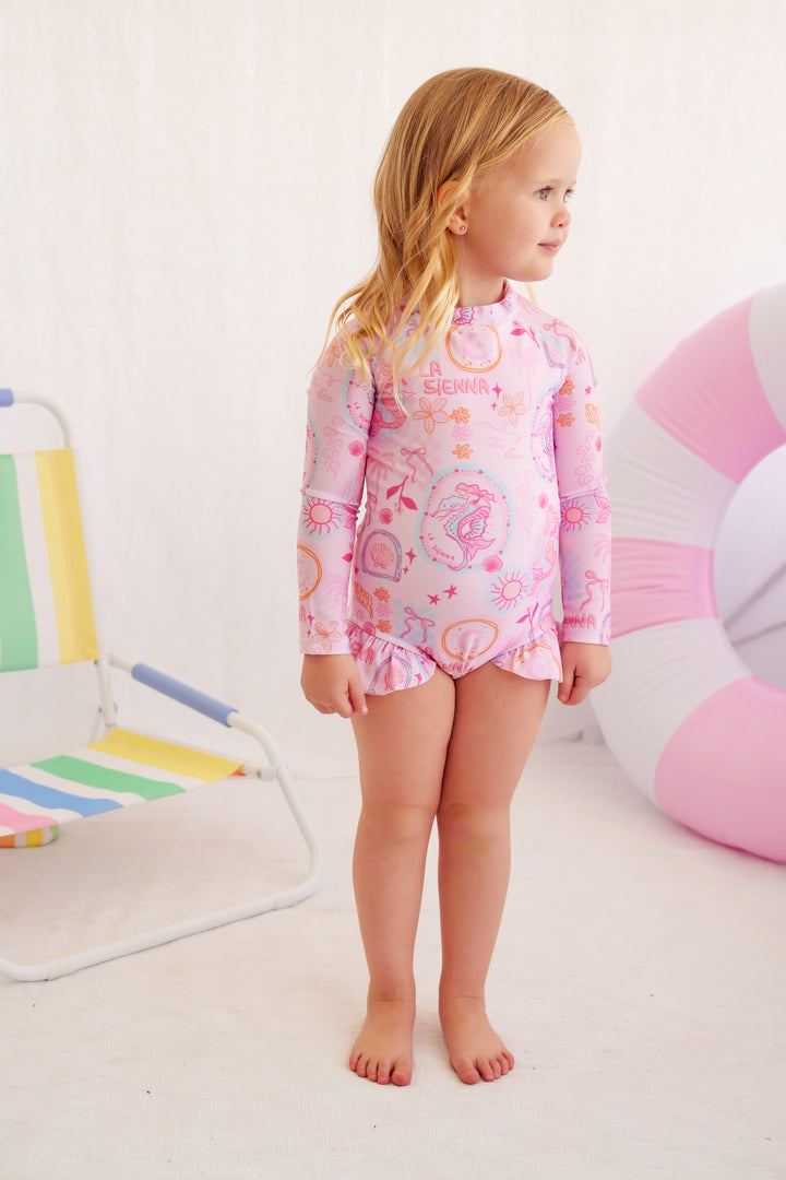 Long Sleeve Swimsuit - Arielle