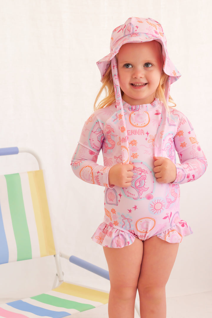 Long Sleeve Swimsuit - Arielle