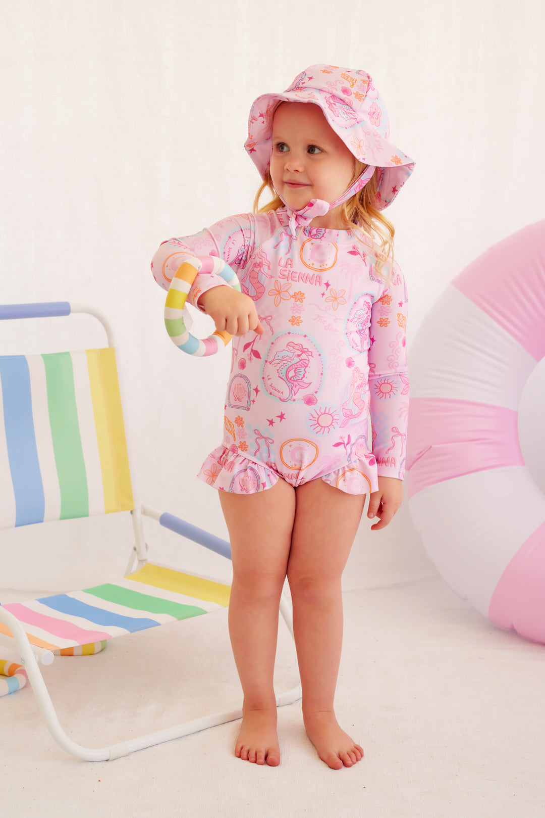 Long Sleeve Swimsuit - Arielle