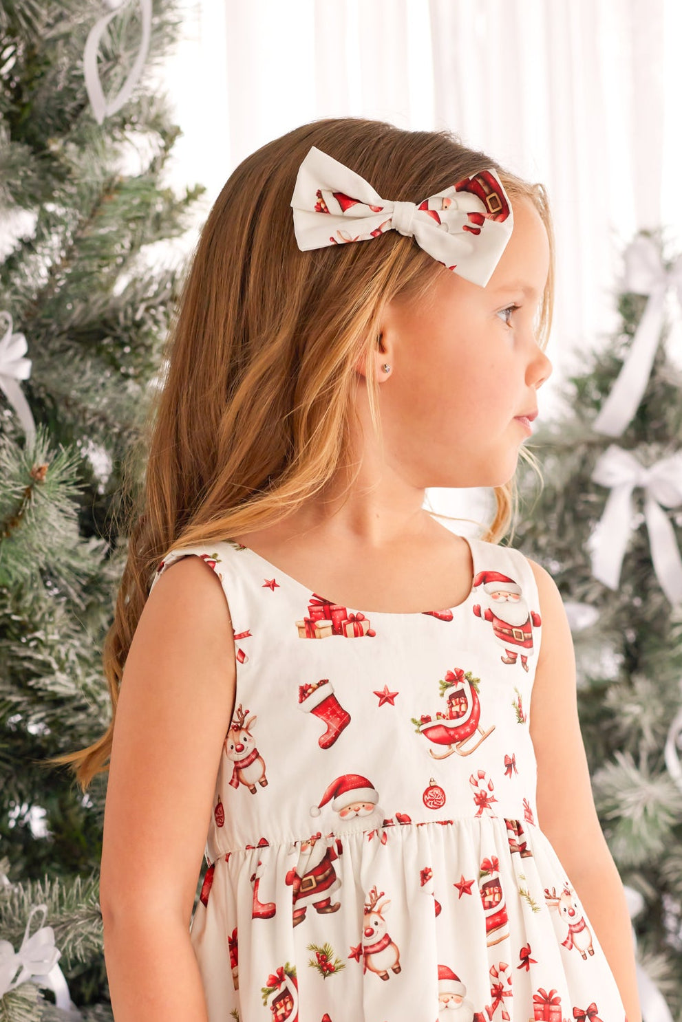 Large Bow - Here Comes Santa Claus