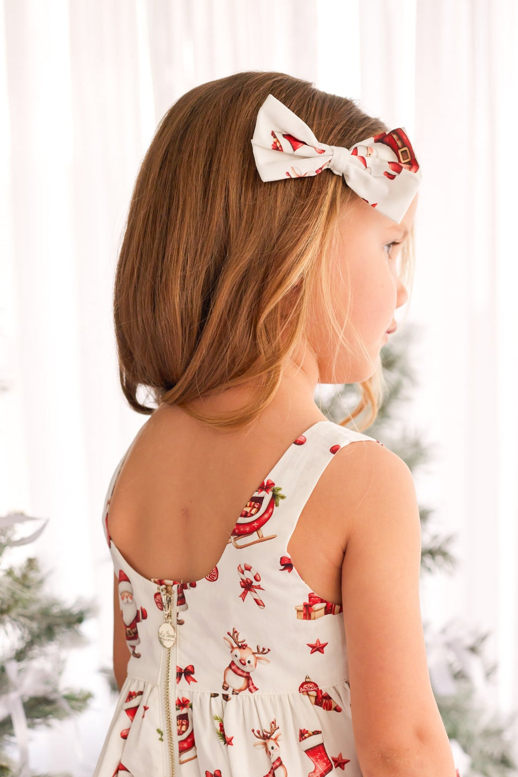 Large Bow - Here Comes Santa Claus