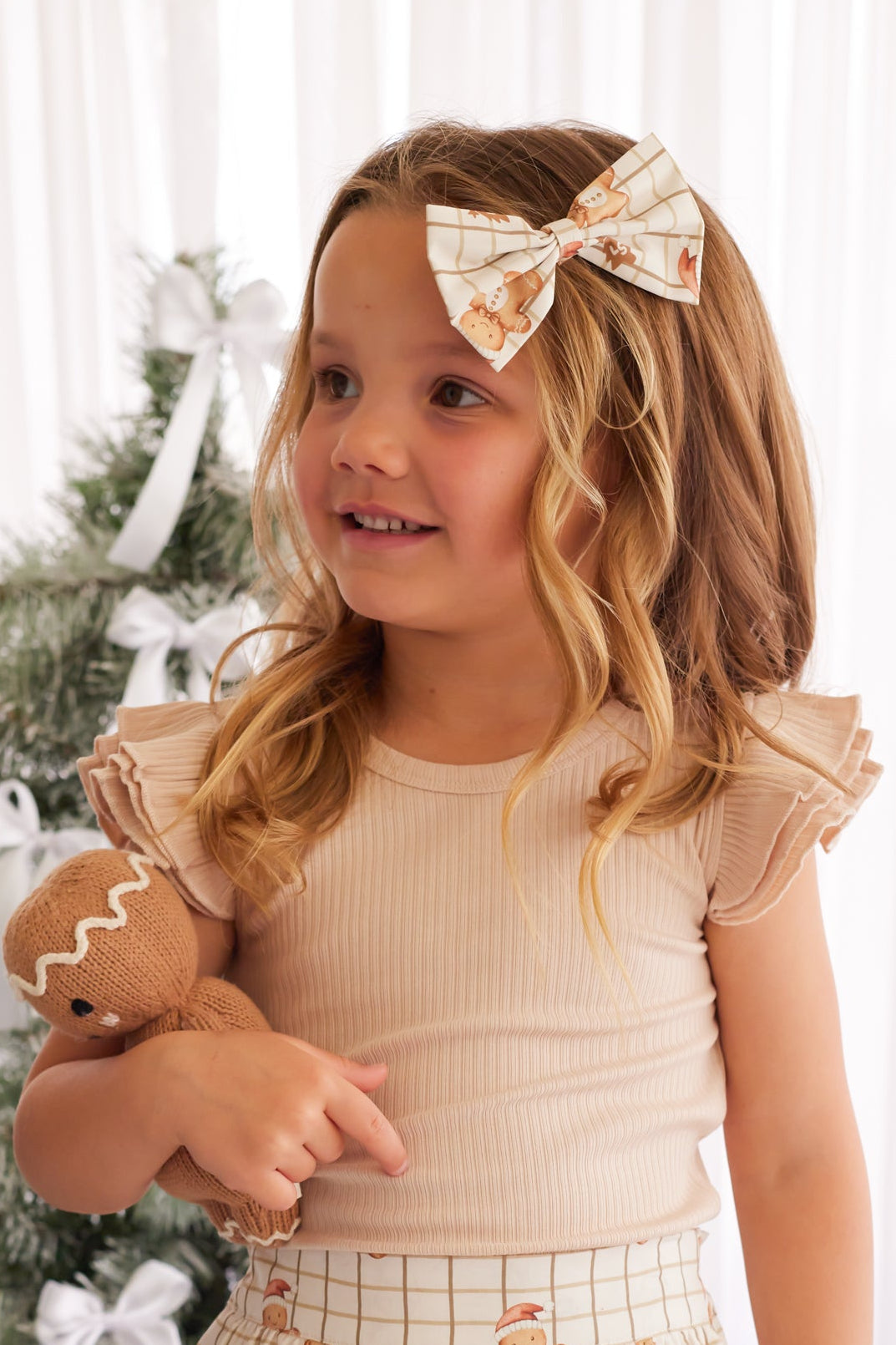 Large Bow - Jolly Little Gingerbread
