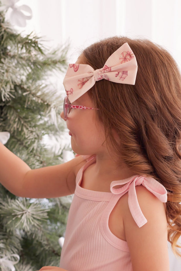 Large Bow - Pink Nutcracker