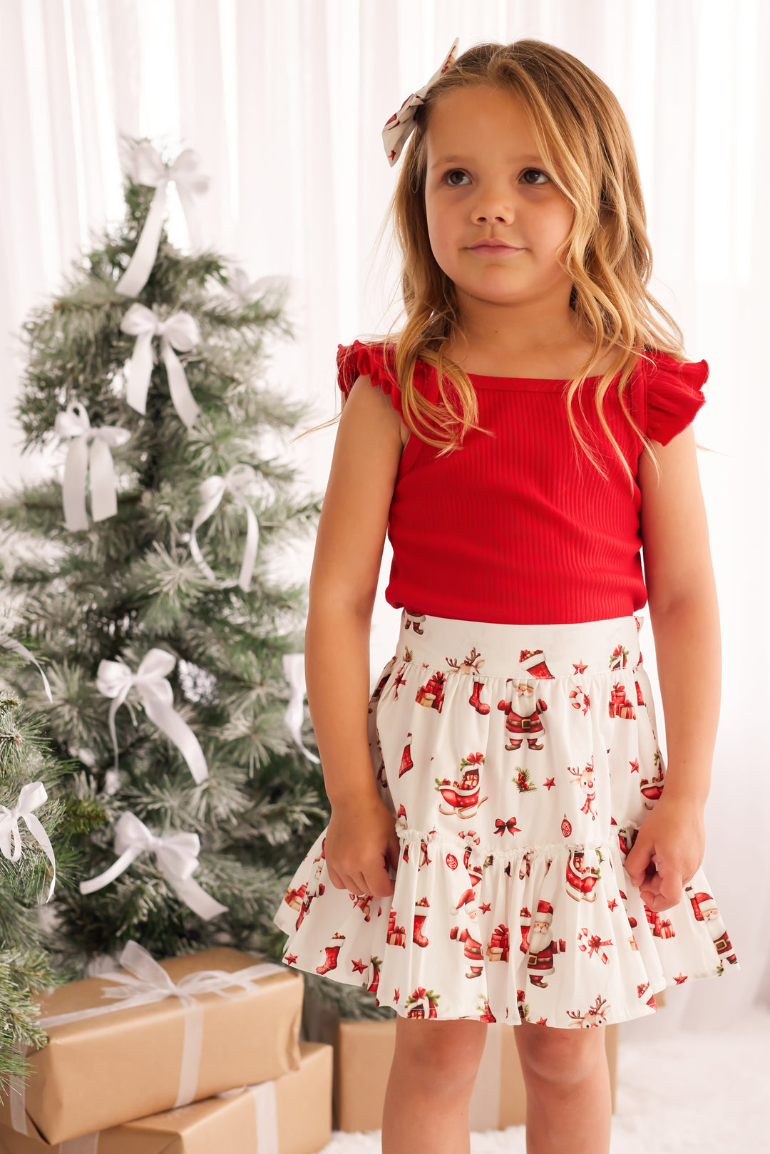 Cozy Flutter Singlet - Red