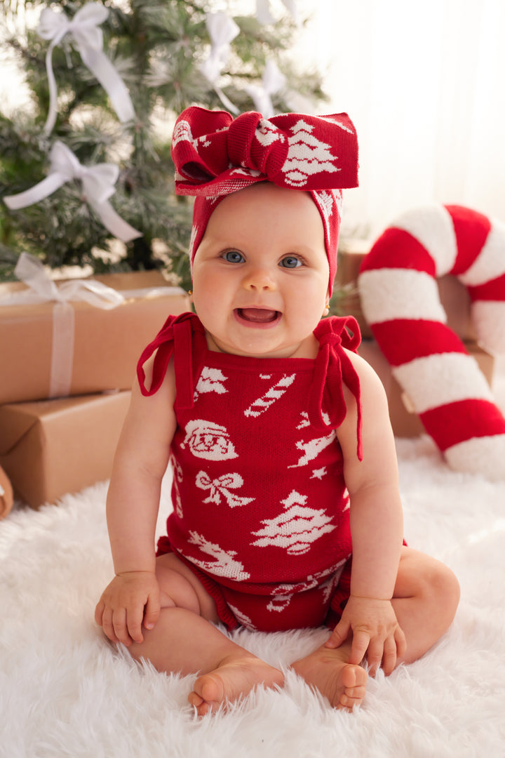 Summer Frill Romper - Merry Little Christmas