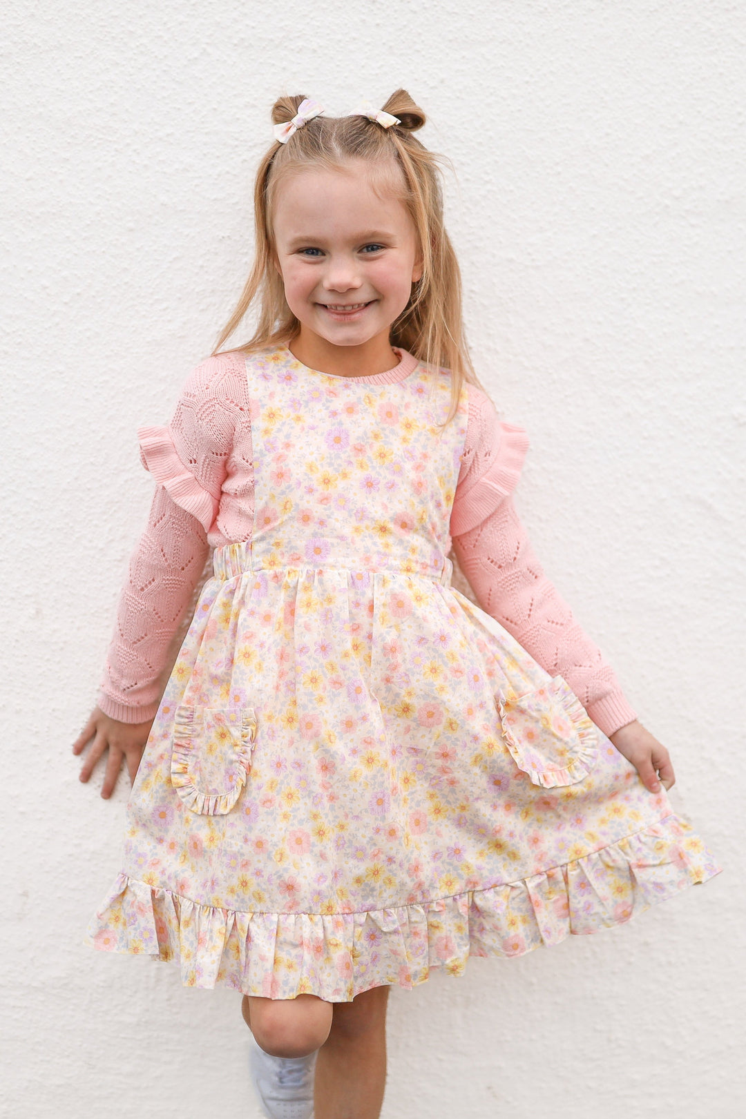 Baby girls light floral summer dress