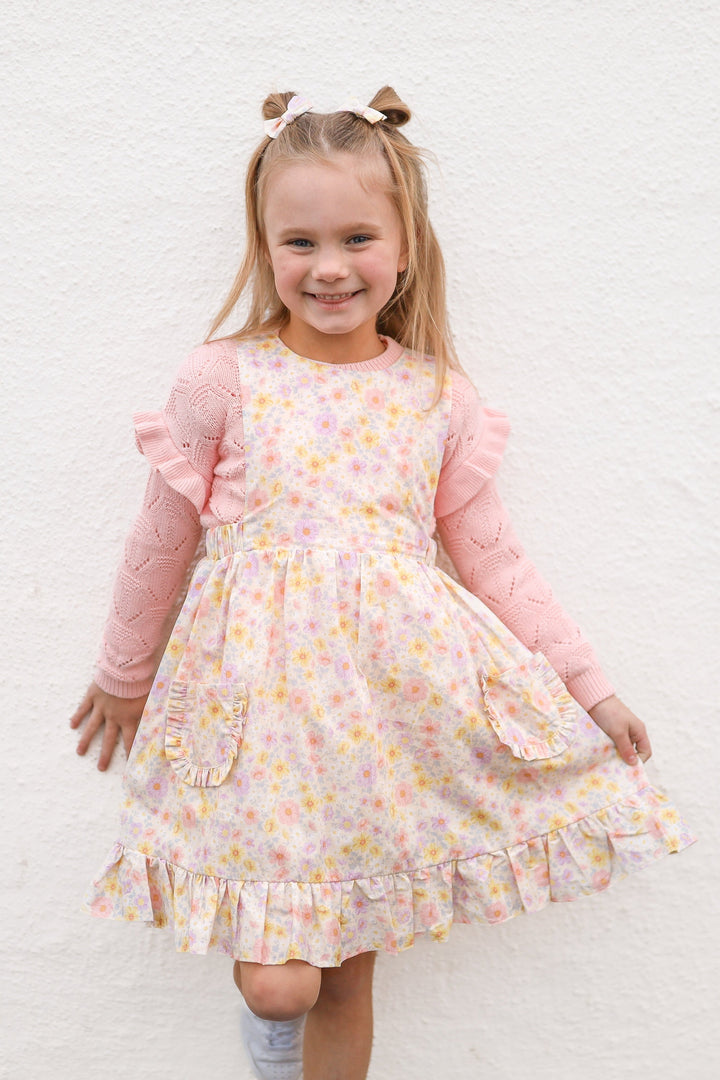 Baby girls light floral summer dress