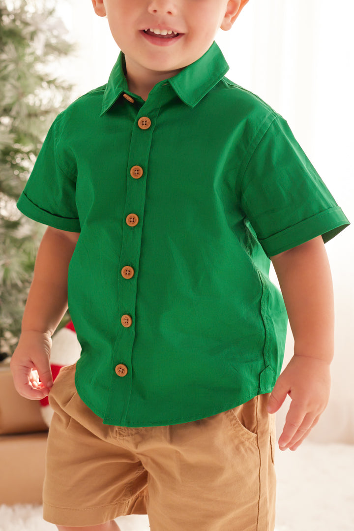 Button Up Shirt - Green