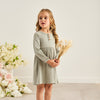 Cozy Basic LS Dress - Basil
