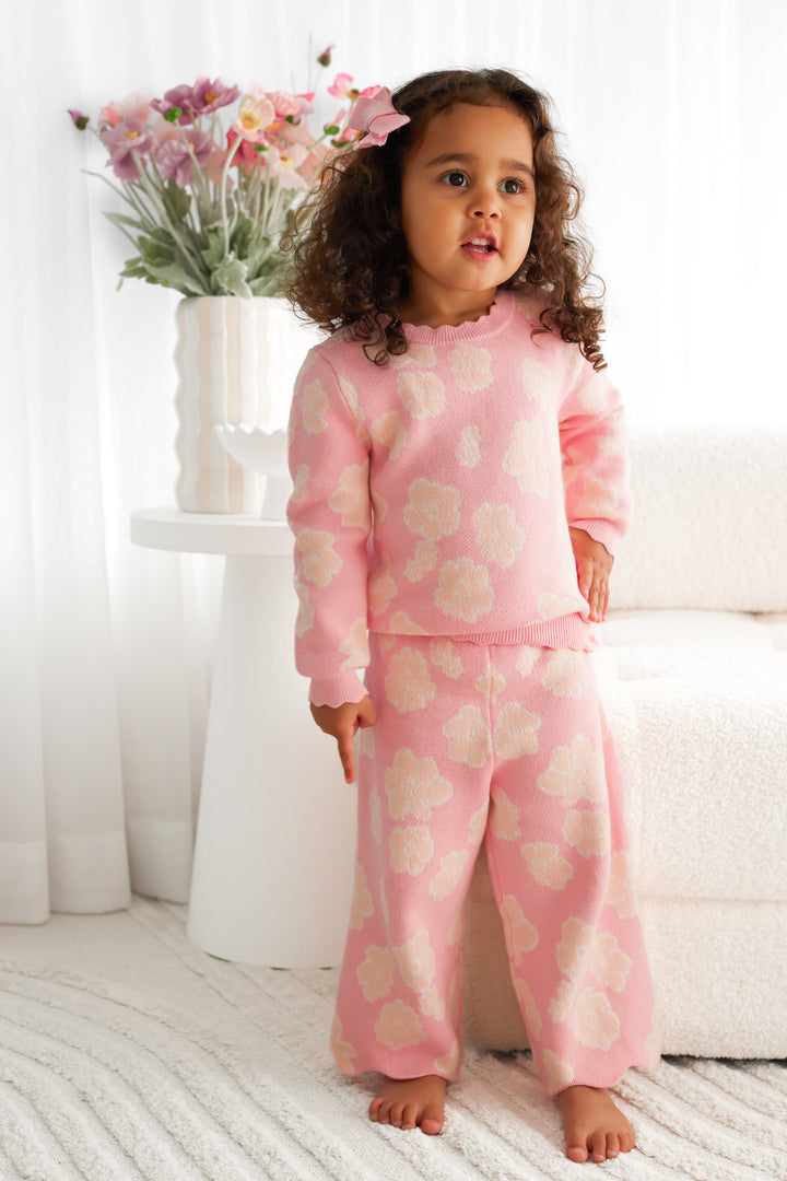Knitted Wide Leg Pants - Belle