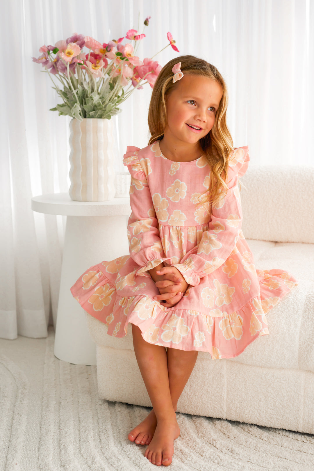 Muslin Ruffle Dress - Belle