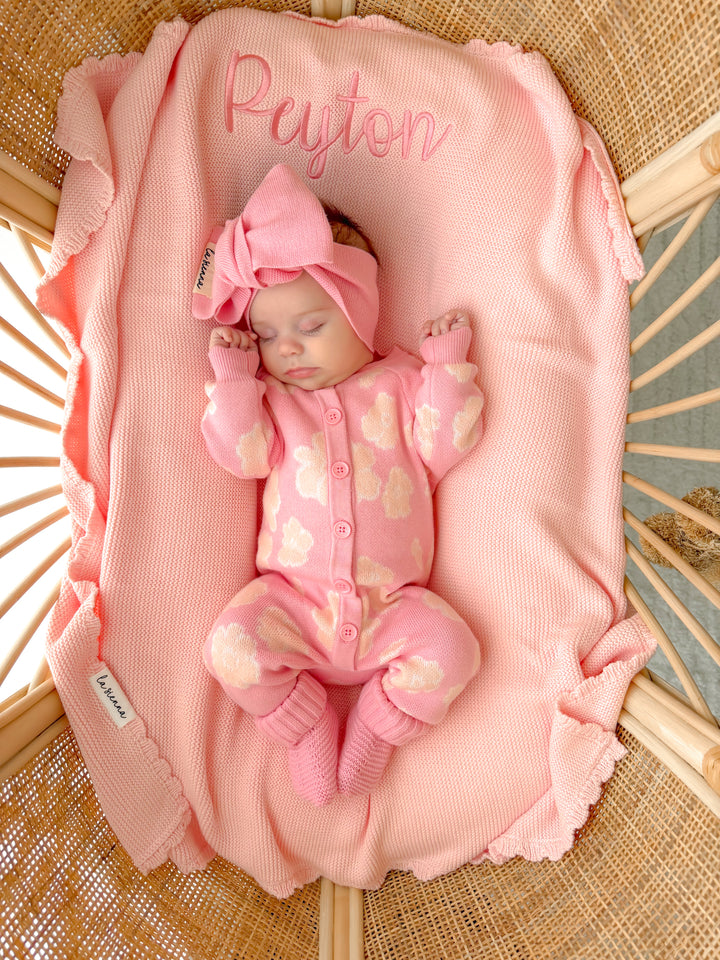Knitted Louie Romper - Belle