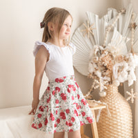 Ruffle Button Skirt - Bethany