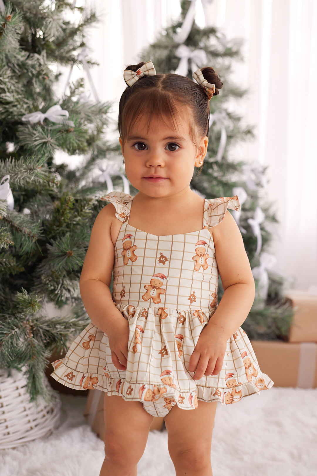 Pixie Romper - Jolly Little Gingerbread