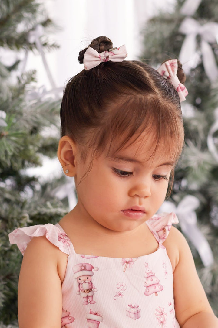 Mini Bows - Pink Nutcracker