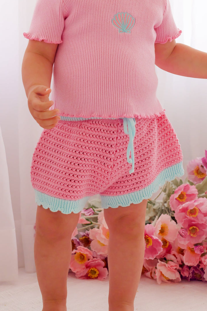 Classic Ribbed Tee - Bloom