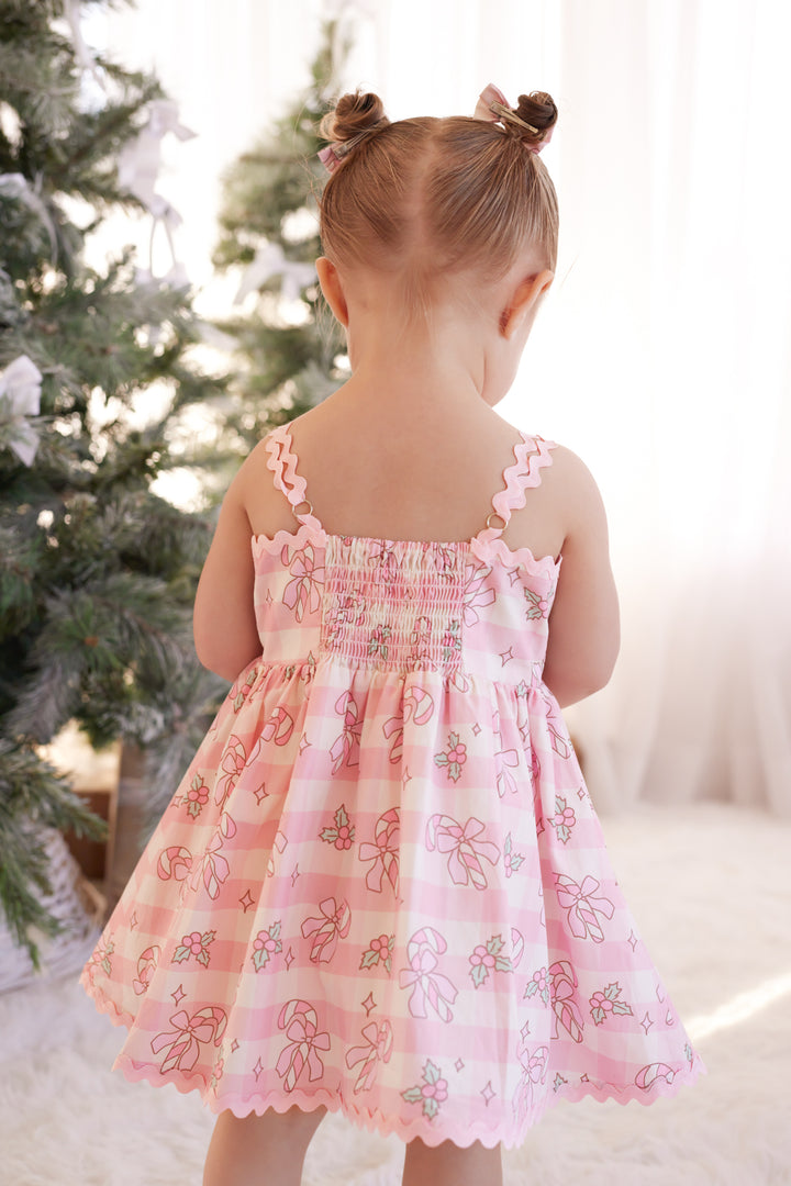 Ric Rac Dress - Candy Cane Lane
