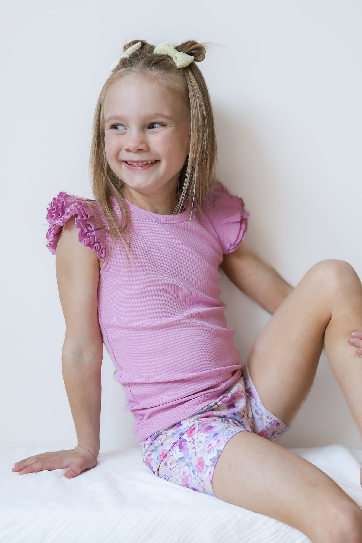 Cozy Short Sleeve Flutter Candy Pop La Sienna Couture